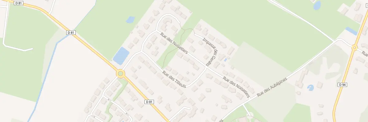 Plan du 13 Rue des noisetiers à Saint-Étienne-du-Bois