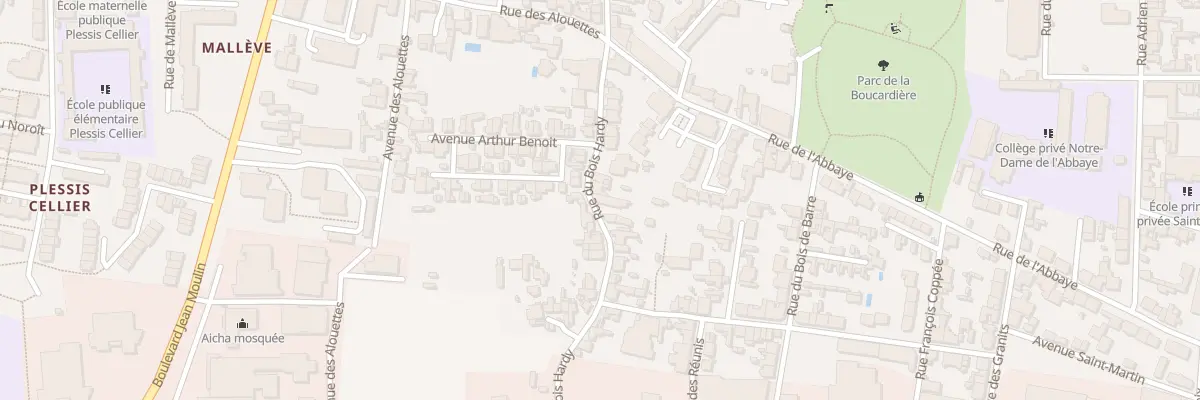 Plan du 28 Rue du Bois Hardy à Nantes