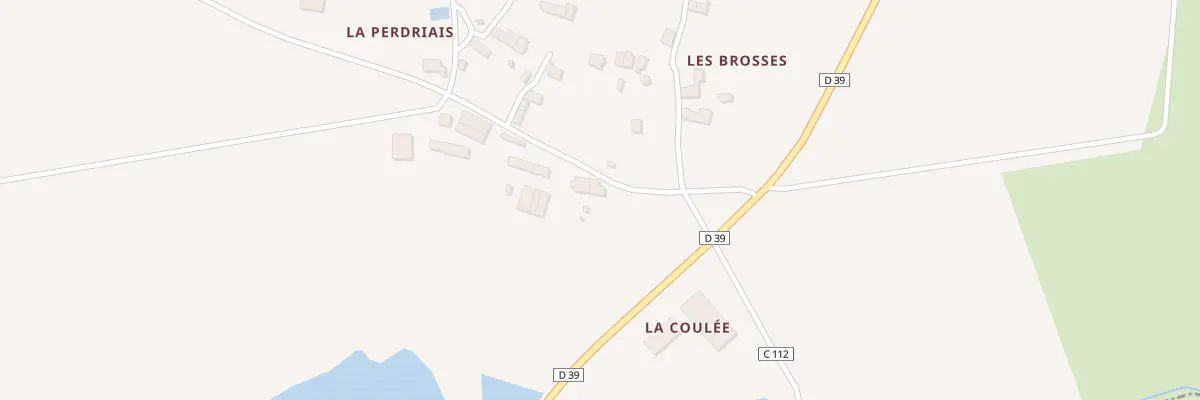 Plan du 3 La Perdriais à Sion-les-Mines