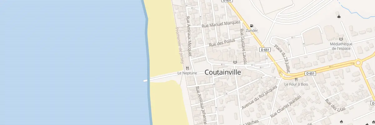 Plan du 2 Rue Amiraux Mecquet à Agon-Coutainville