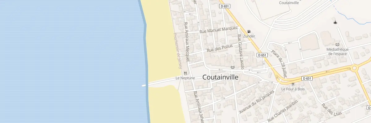 Plan du 4 Rue Amiraux Mecquet à Agon-Coutainville