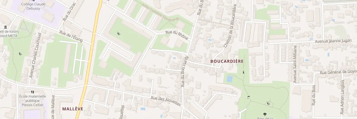 Plan du 61 Rue du Bois Hardy à Nantes