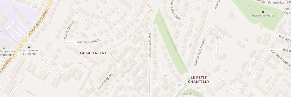 Plan du 36 Rue de Vincennes à Orvault