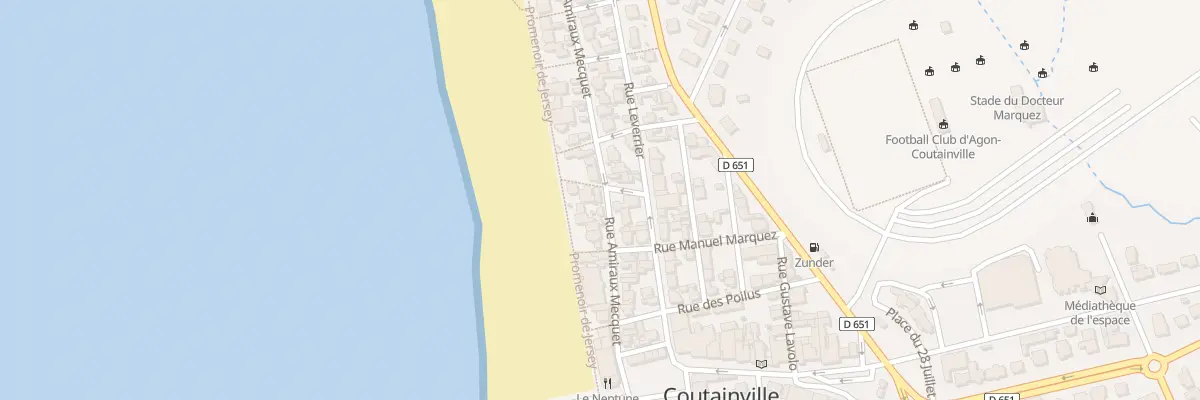 Plan du 26 Rue Amiraux Mecquet à Agon-Coutainville