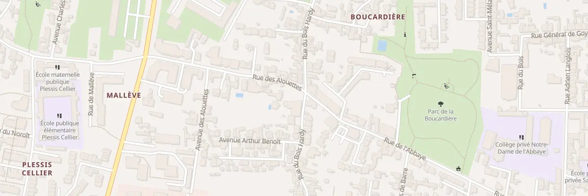 Plan du 1 Rue des Alouettes à Nantes