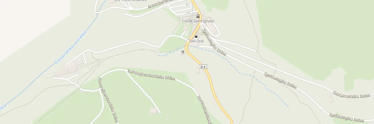 Plan du 3105 Santinazioko errebidea à Sare