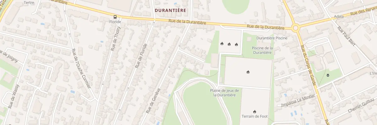 Plan du 6 Av de Lausanne à Nantes