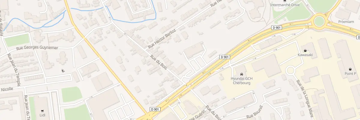Plan du 103 Rue du Bois - Tourlaville à Cherbourg-en-Cotentin