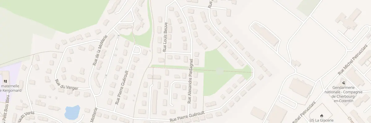 Plan du 9 Rue Alexandre Piedagnel La Gla à Cherbourg-en-Cotentin