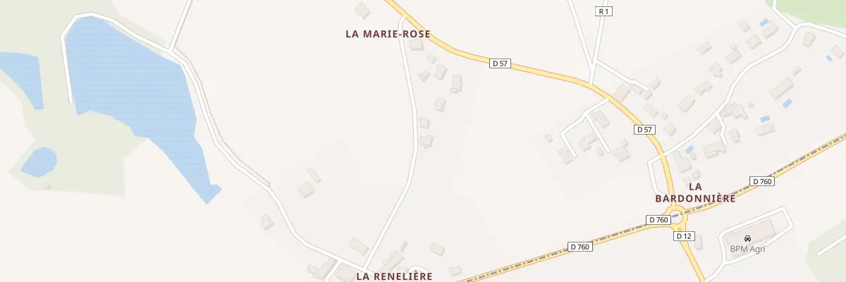 Plan du 34 La Marie-Rose à Saint-Georges-de-Pointindoux
