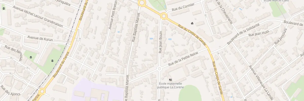 Plan du 45 Rue Jean Bouin à Nantes