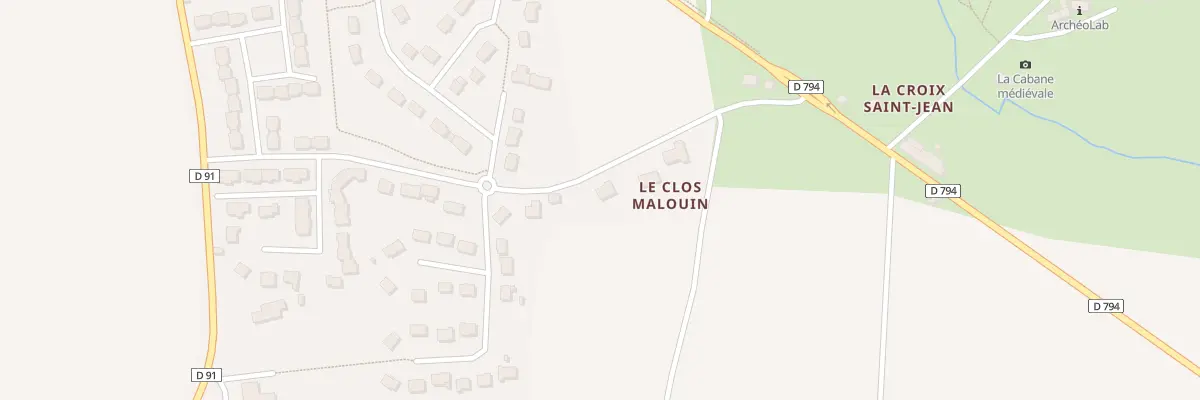 Plan du 1 Le Clos Malouin à Marcillé-Raoul