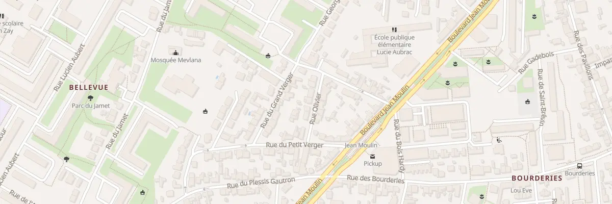 Plan du 7 Rue Olivier à Nantes