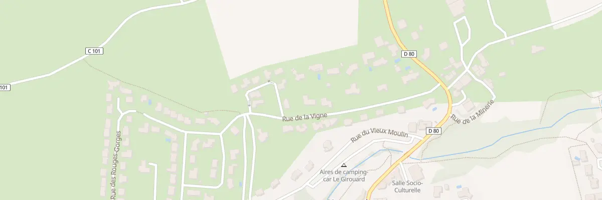Plan du 18 Rue de la Vigne au Girouard