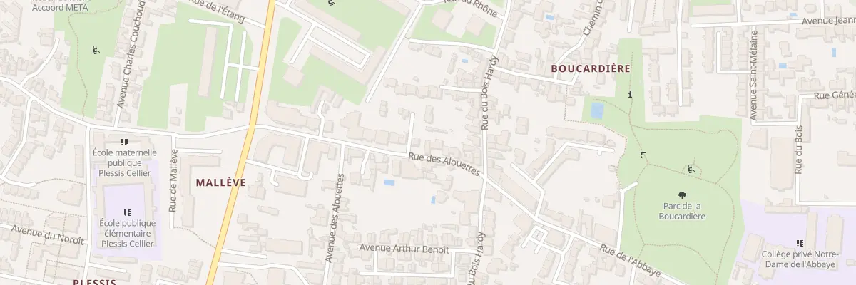Plan du 12 Rue des Alouettes à Nantes