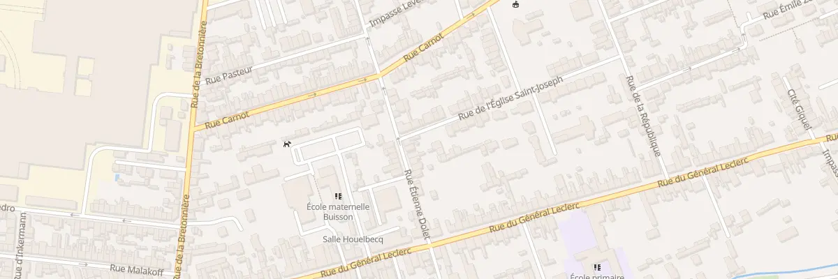 Plan du 22 Rue Etienne Dolet - Tourlavill à Cherbourg-en-Cotentin