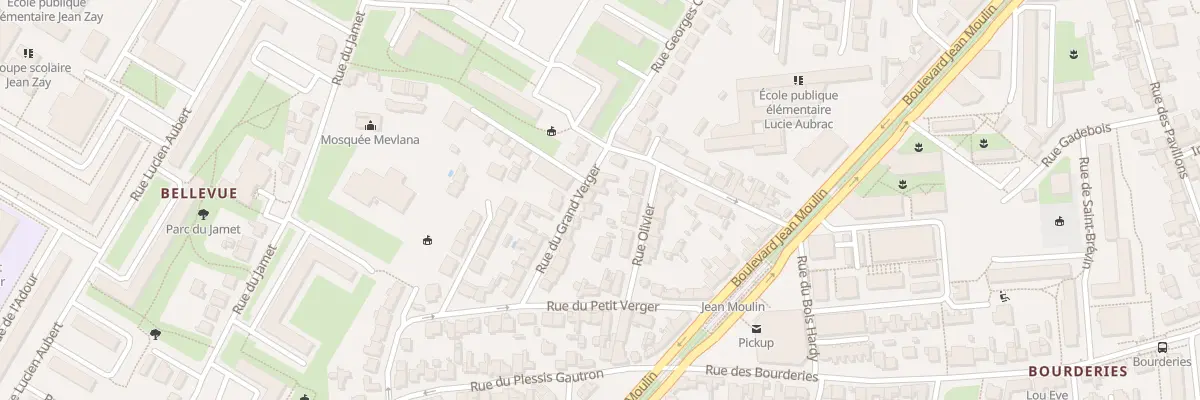 Plan du 9011 Rue du Grand Verger à Nantes