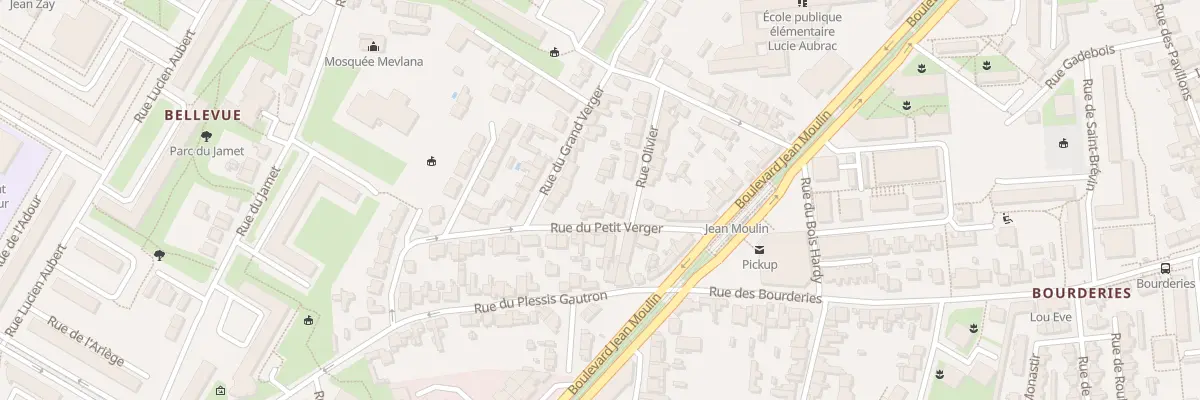 Plan du 16 Rue du Petit Verger à Nantes