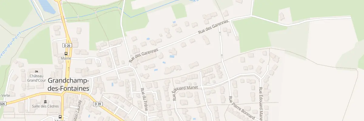 Plan du 5 Rue des garennes à Grandchamp-des-Fontaines