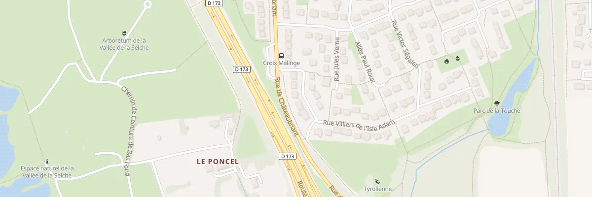 Plan du 6 Rue Villiers de l’Isle Adam à Vern-sur-Seiche