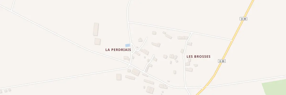 Plan du 14 La Perdriais à Sion-les-Mines