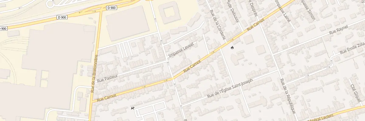 Plan du 59 Rue Carnot - Tourlaville à Cherbourg-en-Cotentin