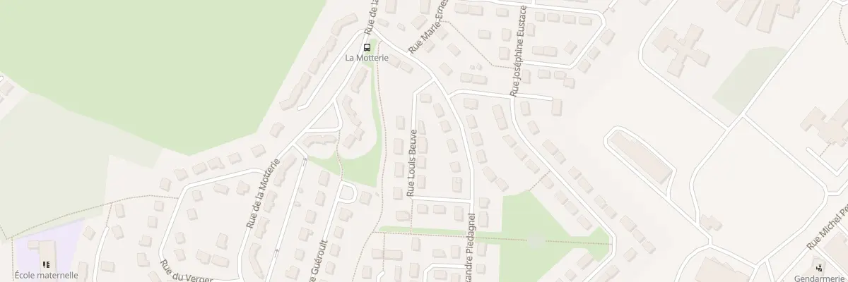 Plan du 8 Rue Louis Beuve - La Glacerie à Cherbourg-en-Cotentin