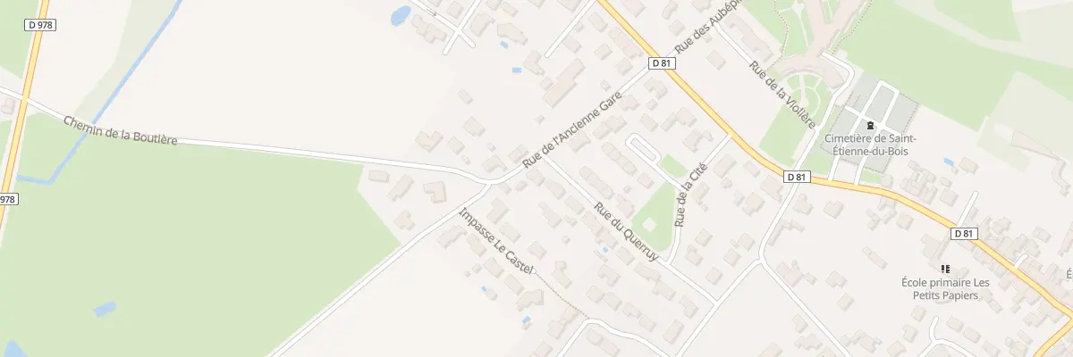 Plan du 17 Rue du querruy à Saint-Étienne-du-Bois