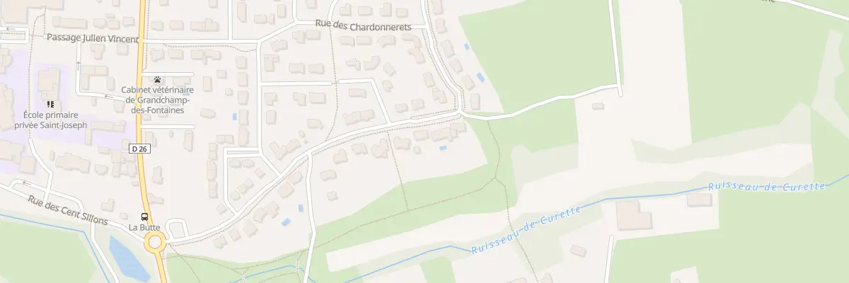 Plan du 26 Av de l’Epinais à Grandchamp-des-Fontaines