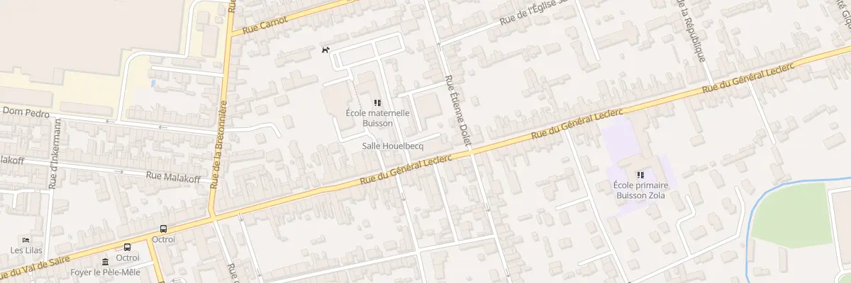 Plan du 55 Rue Gal Leclerc - Tourlaville à Cherbourg-en-Cotentin