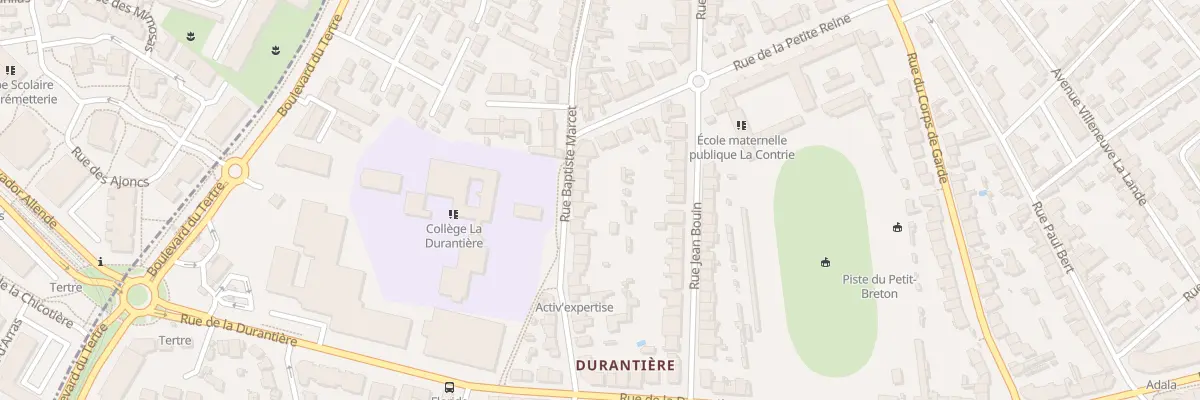 Plan du 32 Rue Baptiste Marcet à Nantes