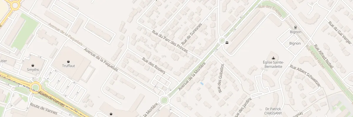 Plan du 7 Rue du Parc des Princes à Orvault