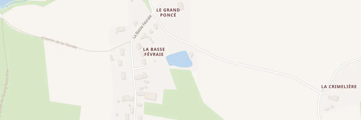 Plan du 748 La Haute Fevraie au Petit-Fougeray