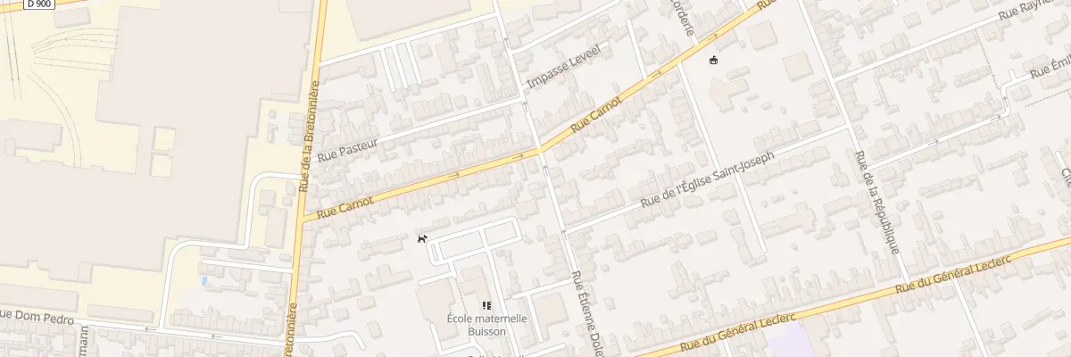 Plan du 48 Rue Carnot - Tourlaville à Cherbourg-en-Cotentin