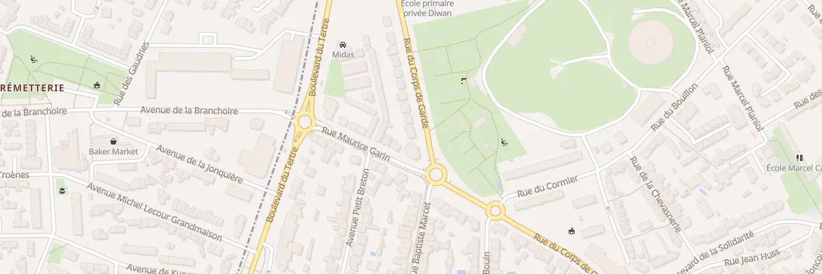 Plan du 139 Rue du Corps de Garde à Nantes