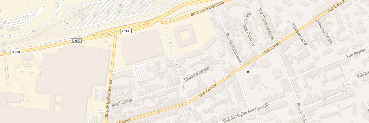 Plan du 56 Rue Etienne Dolet - Tourlavill à Cherbourg-en-Cotentin