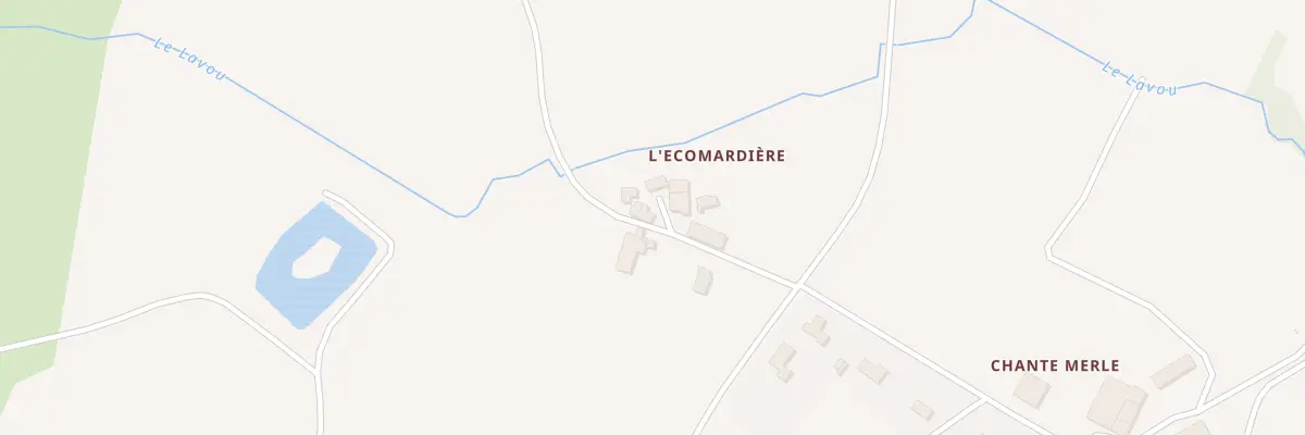 Plan du 2 L’Ecomardière à La Limouzinière