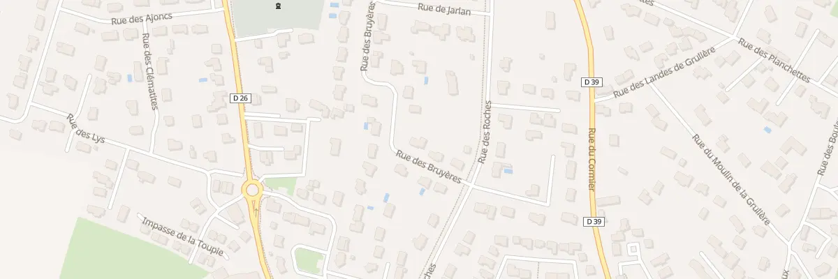 Plan du 16 Rue des bruyeres à Grandchamp-des-Fontaines