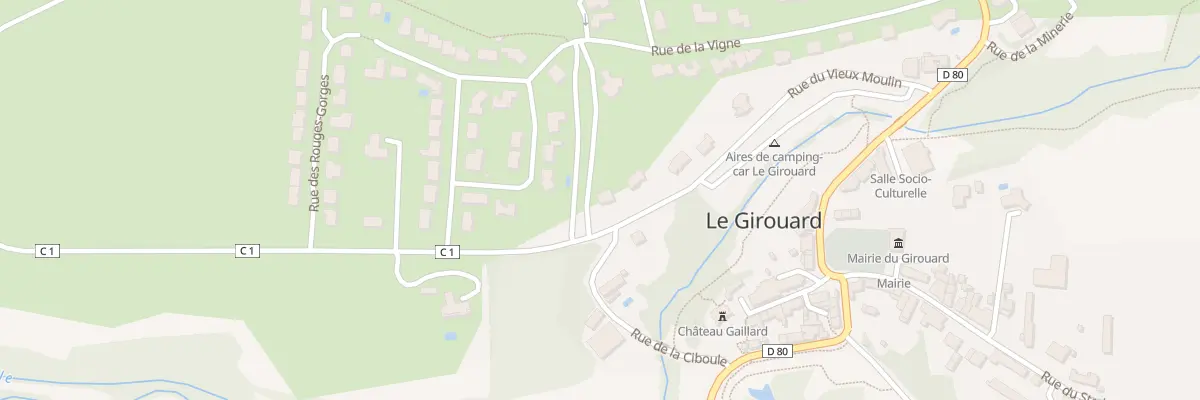 Plan du 14 Rue du Vieux moulin au Girouard