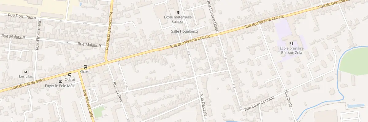 Plan du 52 Rue Gal Leclerc - Tourlaville à Cherbourg-en-Cotentin