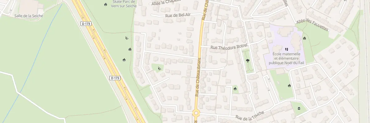 Plan du 1B Rue de Bannalec à Vern-sur-Seiche