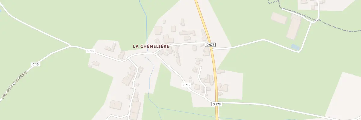 Plan du 56 La Chenelière à Saint-Étienne-du-Bois