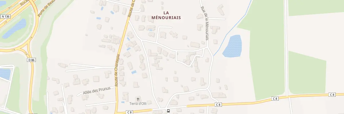 Plan du 8B Rue de la Ménouriais à Cesson-Sévigné