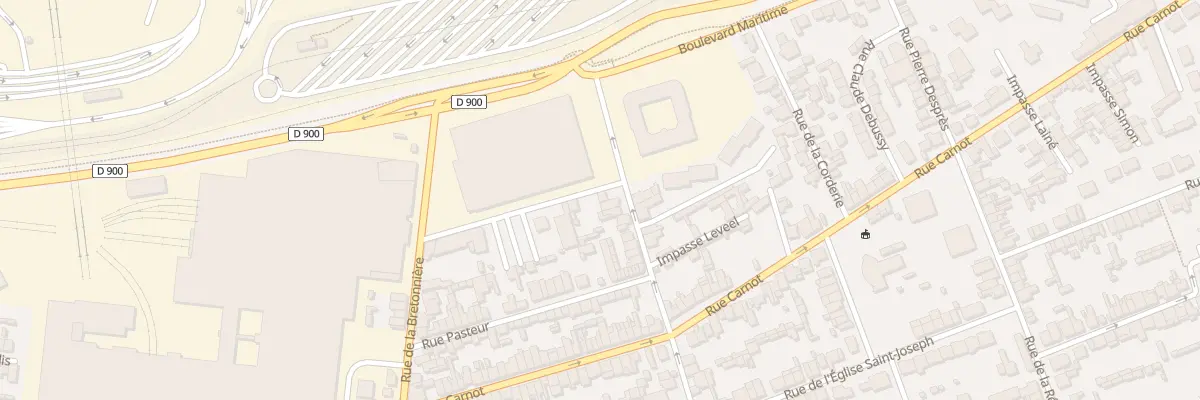 Plan du 61 Rue Etienne Dolet - Tourlavill à Cherbourg-en-Cotentin