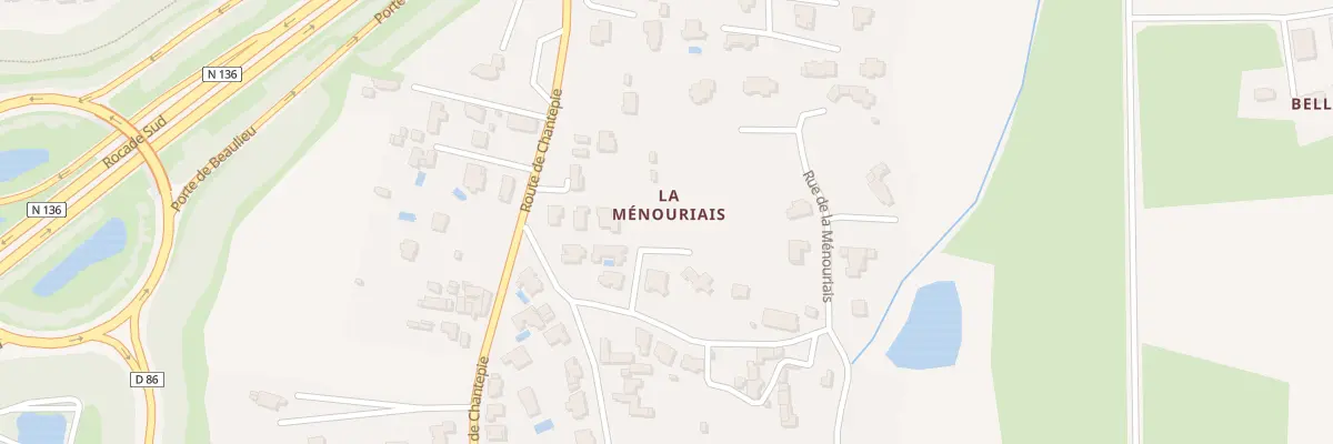 Plan du 1E Rue de la Ménouriais à Cesson-Sévigné