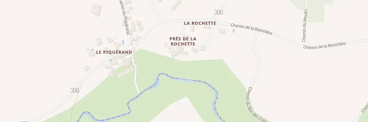 Plan du 3 La Rochette à La Chapelle-Palluau