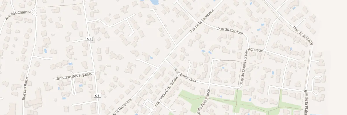 Plan du 16 Rue de la bazerière à Aizenay