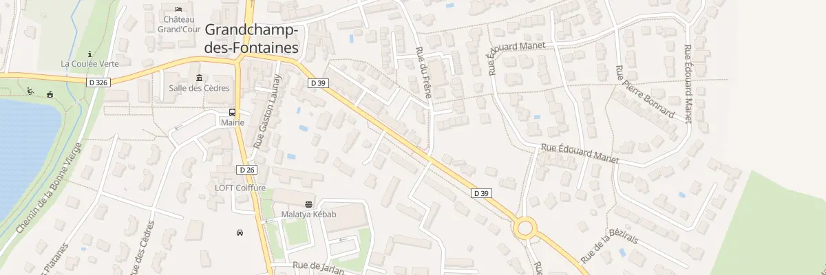 Plan du 15 Rue du perray à Grandchamp-des-Fontaines