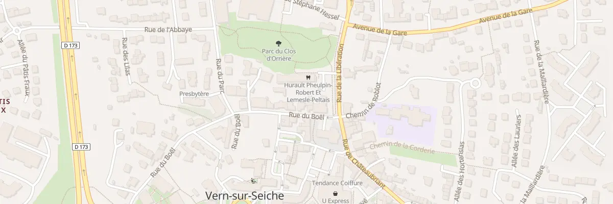 Plan du 6 Rue du Boël à Vern-sur-Seiche