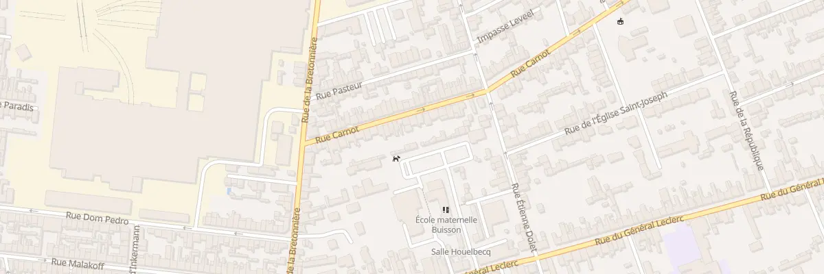 Plan du 28 Rue Carnot - Tourlaville à Cherbourg-en-Cotentin